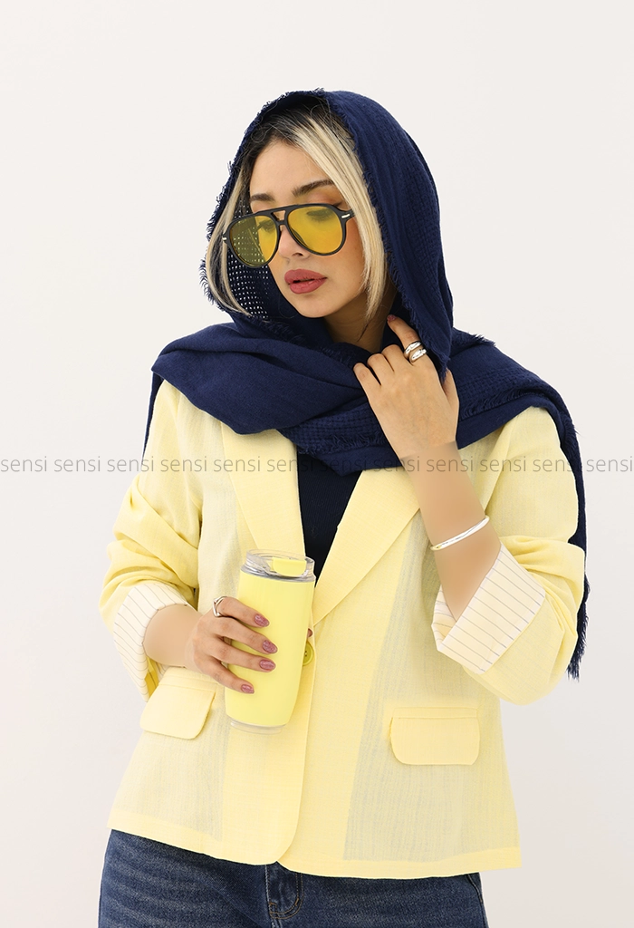 کت کادنزا لینن آستین آستردار کد1005240